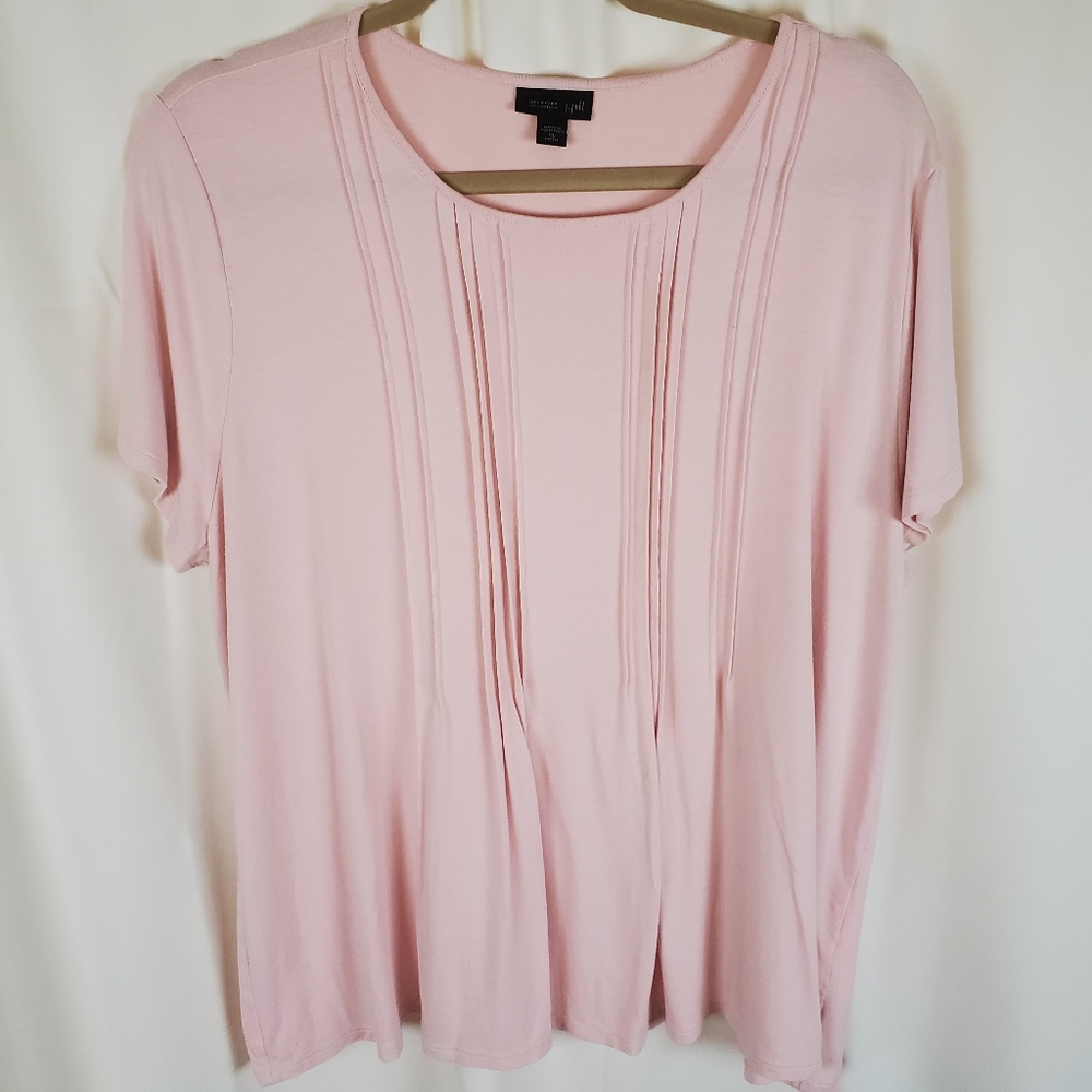 J.Jill Wearever Collection pink blouse XL petite